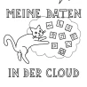 Meine Daten in der Cloud Druckvorlage